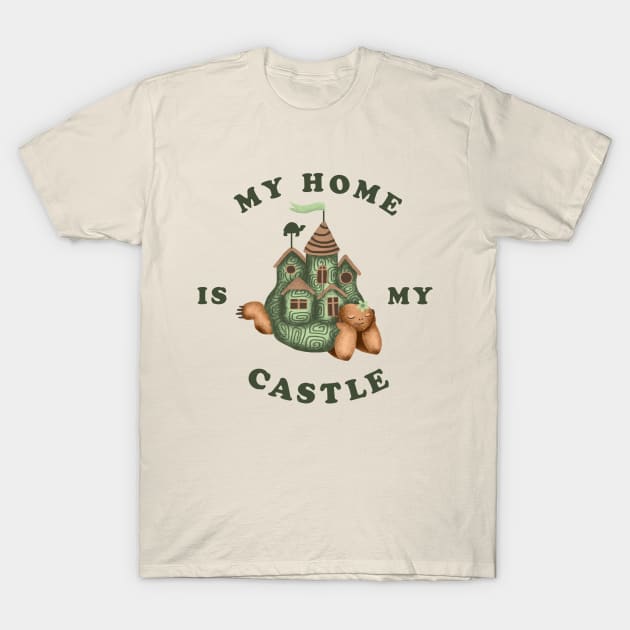 My Home Is My Castle T-Shirt by illucalliart